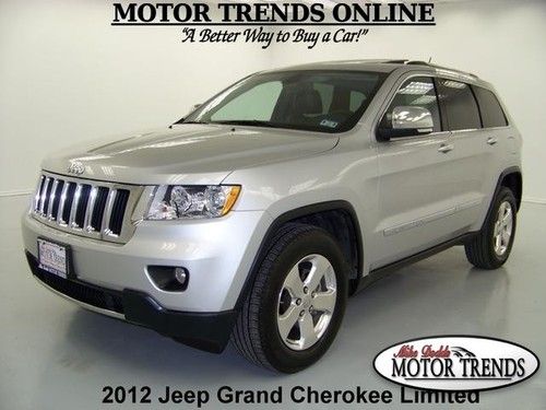 2012 limited navigation rearcam pano leather htd seats jeep grand cherokee 30k