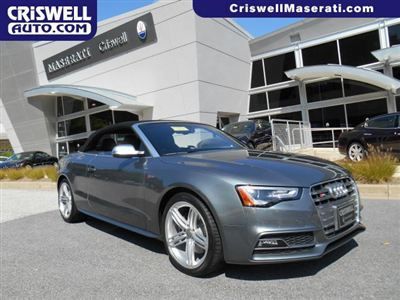 2013 audi s5 convertible cabrio automatic nav loaded like new one owner