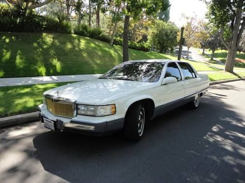 1995 cadillac fleetwood brougham gold package - very clean - 24,600 miles