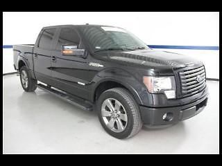 12 ford f150 4x2 crew cab fx2, ecoboost v6, mytouch, sync, leather, we finance!