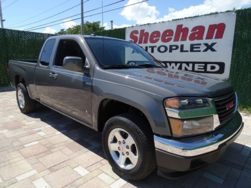 2009 gmc canyon sle 1 owner fla truck clean only 22k mi. bedliner! automatic 4-d