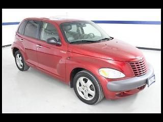 01 chrysler pt cruiser limited, leather, and a sunroof, low miles, gas saver!