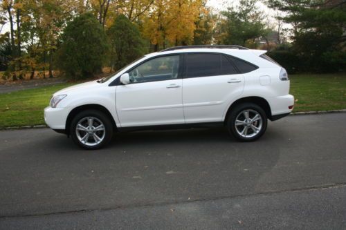 2008 lexus rx400h*crystal white*navi*sunroof*htd sts*fully serviced*gorgeous!