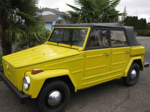 1974 vw thing convertible.  61,957 orig.has heat ,beautifully restored