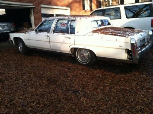 1987 fleetwood cadillac brougham for sale original miles 59,000 one owner