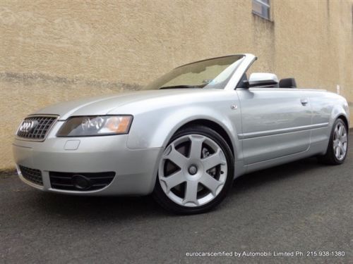 2005 audi s4 cabriolet convertible only 42k miles serviced bose xenon