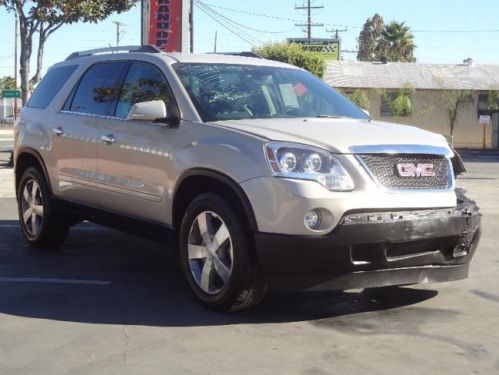 2010 gmc acadia slt damaged salvage runs! loaded priced to sell export welcome!!