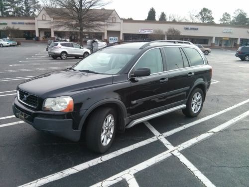 2004 volvo xc90 t6 nav, htd seats, 3rd row, tow, hid, pwr mirrors, no reserve