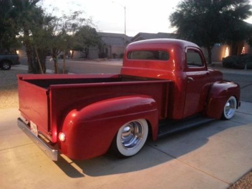1952 ford f-100 (f-1) street rod pickup-custom-great looks &amp; ride-awesome truck