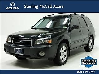 2003 subaru forester  2.5 x awd wagon suv auto cd roof rack one owner low miles