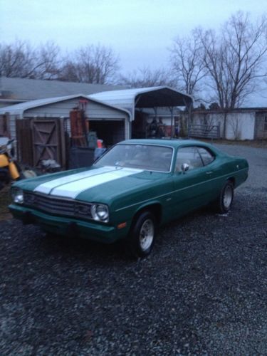 &#039;73 plymouth duster 2dr nice street car project 318 auto