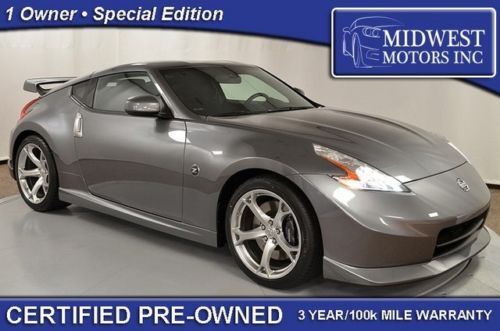 2012 nissan 370z nismo one owner certified pre owned xenon  2013