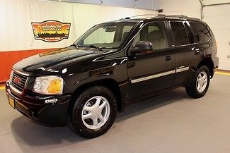 2003 gmc envoy slt heated leather 4x4 black bose new tires very clean