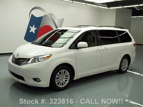 2013 toyota sienna xle sunroof nav dvd leather only 6k! texas direct auto