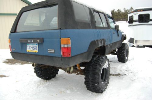 Tires 33X12 5X15 >> Sell used 1986 TOYOTA 4RUNNER ROCK CRAWLER TRAIL MACHINE NO RUST SCHWEET ! in Parkton, Maryland ... Tires 33X12 5X15 >> Sell used 1986 TOYOTA 4RUNNER ROCK CRAWLER TRAIL MACHINE NO RUST SCHWEET ! in Parkton, Maryland ...