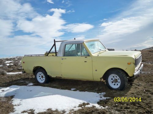 1976 international scout ii 1/4 ton traveltop 4x4