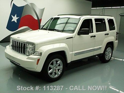 2008 jeep liberty limited pano sinroof leather nav 41k! texas direct auto