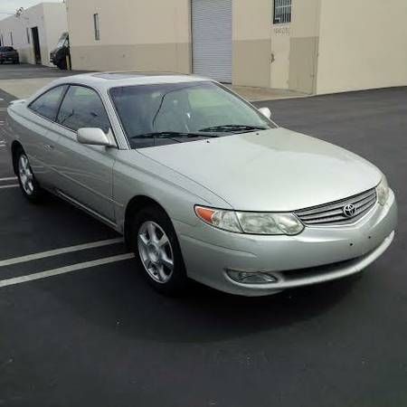 2002 toyota solara no reserve sle coupe  v6 great loaded leather power sun-roof