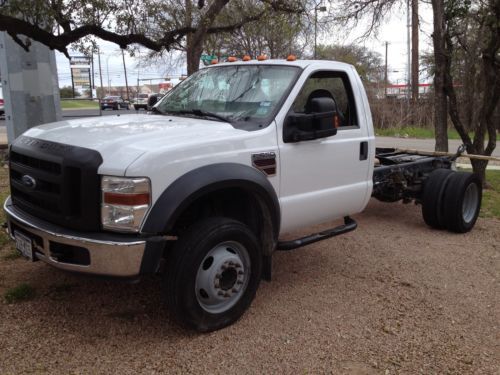 2008 ford f550 powerstroke diesel cab and chassis drw low reserve!!!