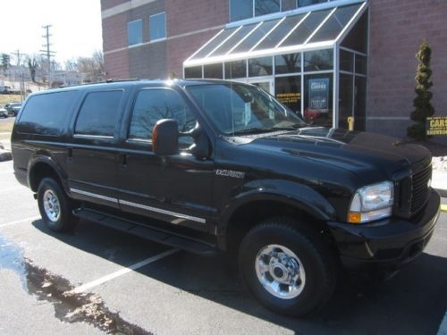 2004 ford excursion limited 4x4, 325hp diesel v8, heated leather, dvd, clean!!