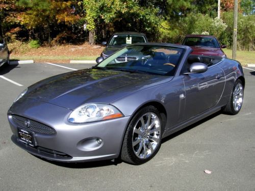 07 jag xk convertible leather navigation soft top v8 300hp new tires cd 1 owner