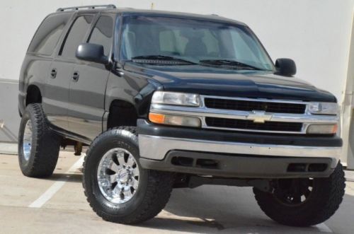 2006 chevy suburban 2500 6.0l 4x4 lifted leather $599 ship