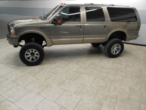 02 excursion limited gps navi camera 4x4 lifted tires 7.3 diesel finance texas