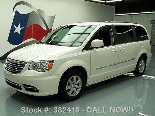 2012 chrysler town &amp; country leather dvd rear cam 24k! texas direct auto