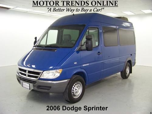 High roof 2500 diesel wagon dvd braun wheelchair lift 2006 dodge sprinter 11k