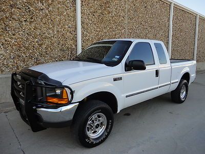 2000 ford f250 xl supercab short bed 4x4-carfax certified-5.4 liter v8