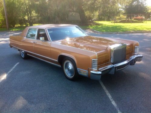 1977 lincoln continental town car williamsburg 43k actual miles flawless nr!!!!!