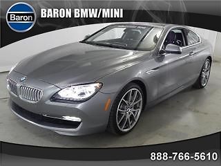2012 bmw 650i coupe security system leather seats traction control