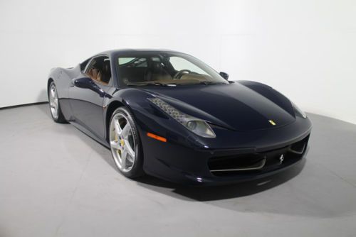 458 italia coupe warranty ferrari approved cpo lots of options!!