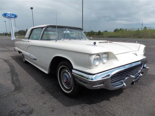 1959 ford thunderbird hardtop coupe white 390 v8 auto classic restored collector
