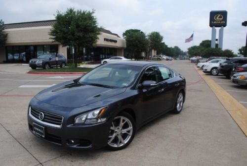 2012 nissan maxima sport sv heated leather navi sunroof bose one owner