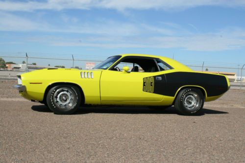 71&#039; plymouth cuda matching # 383 big block and pistol grip 4 speed!!