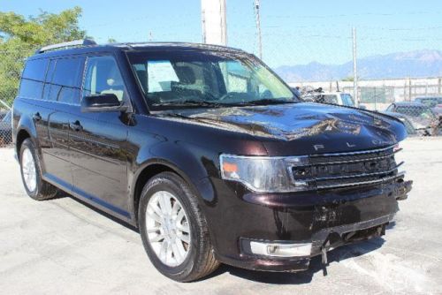 2013 ford flex sel awd damaged crashed wrecked fixer rebuildable starts! l@@k!!!