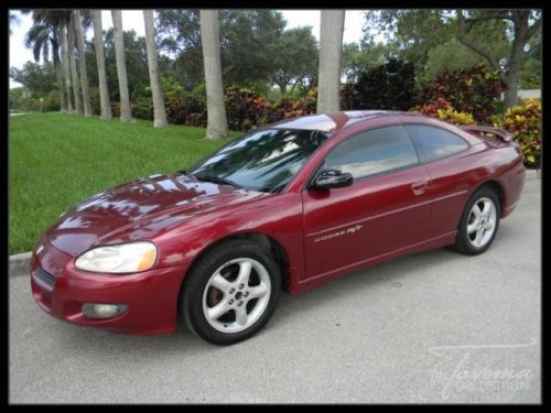 01 stratus coupe rt leather power locks and windows manual transmission ac fl