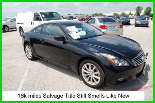 2011 infiniti g37x awd used 3.7l v6 used coupe loaded salvage title