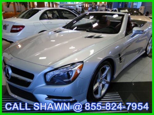 2013 sl550 amg sport, silver/redleather, cpo unlimited mile warranty, go topless