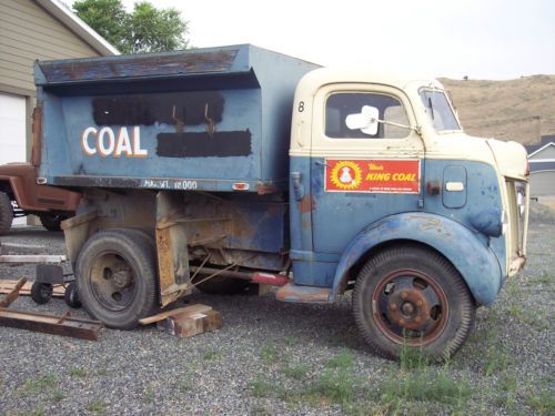1947 FORD COE 47 CABOVER COAL TRUCK, image 1