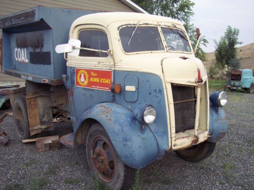 1947 FORD COE 47 CABOVER COAL TRUCK, image 2