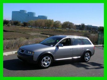 2002 allroad wagon 2.7lturbo quattro awd lt grey drk grey leather great buy!