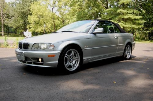 No reserve..extra nice 2002 bmw 330ci convertible 3.0 liter 6 cyl, 5 spd manual