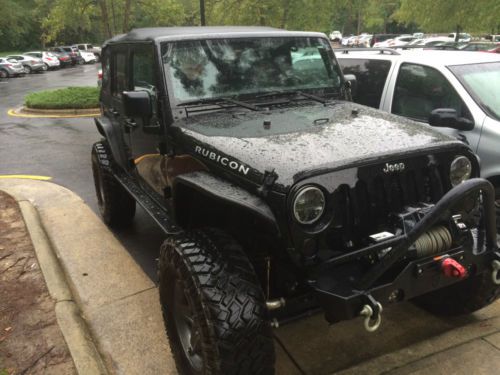 2013 jeep wrangler unlimited rubicon sport utility 4-door 3.6l lifted plus xtras