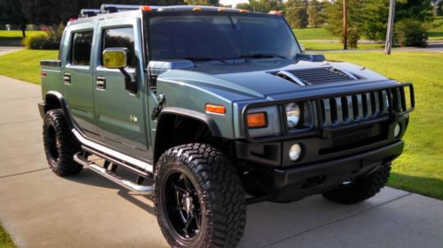 Hummer H2 Sut Crew Truck 4x4 Lift Lifted Sunroof Luxury Edt $4k in Extra Reserve, US $22,900.00, image 11