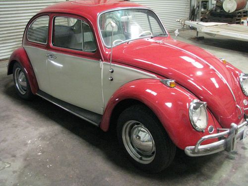 1966 volkswagen beetle-  low miles - very good condition - ready to drive