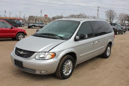 2001 chrysler town &amp; country runs and drives no reserve