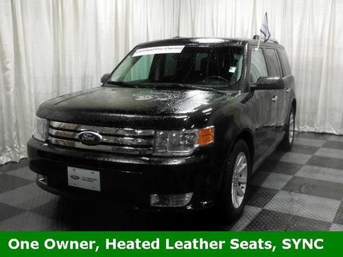 2012 ford flex sel,leather, black, ford certified