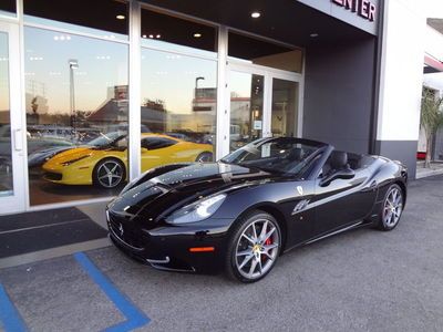 2010 ferrari california black/black loaded